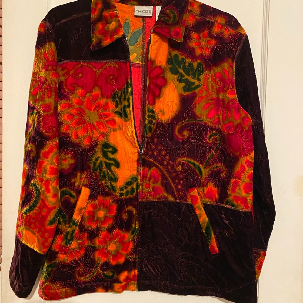 Chico Multi Color Quilted Jacket